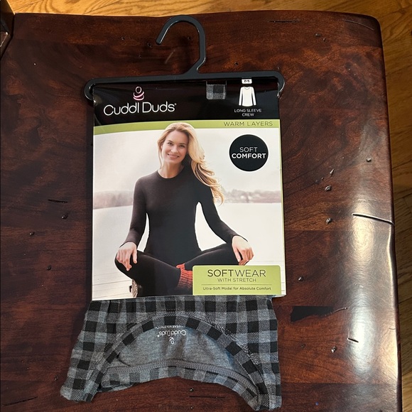 Cuddl Duds Plaid Shirt - Picture 1 of 3